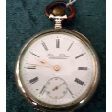Peter Nielsen Brønderslev Pocket Watch With Silver Case
